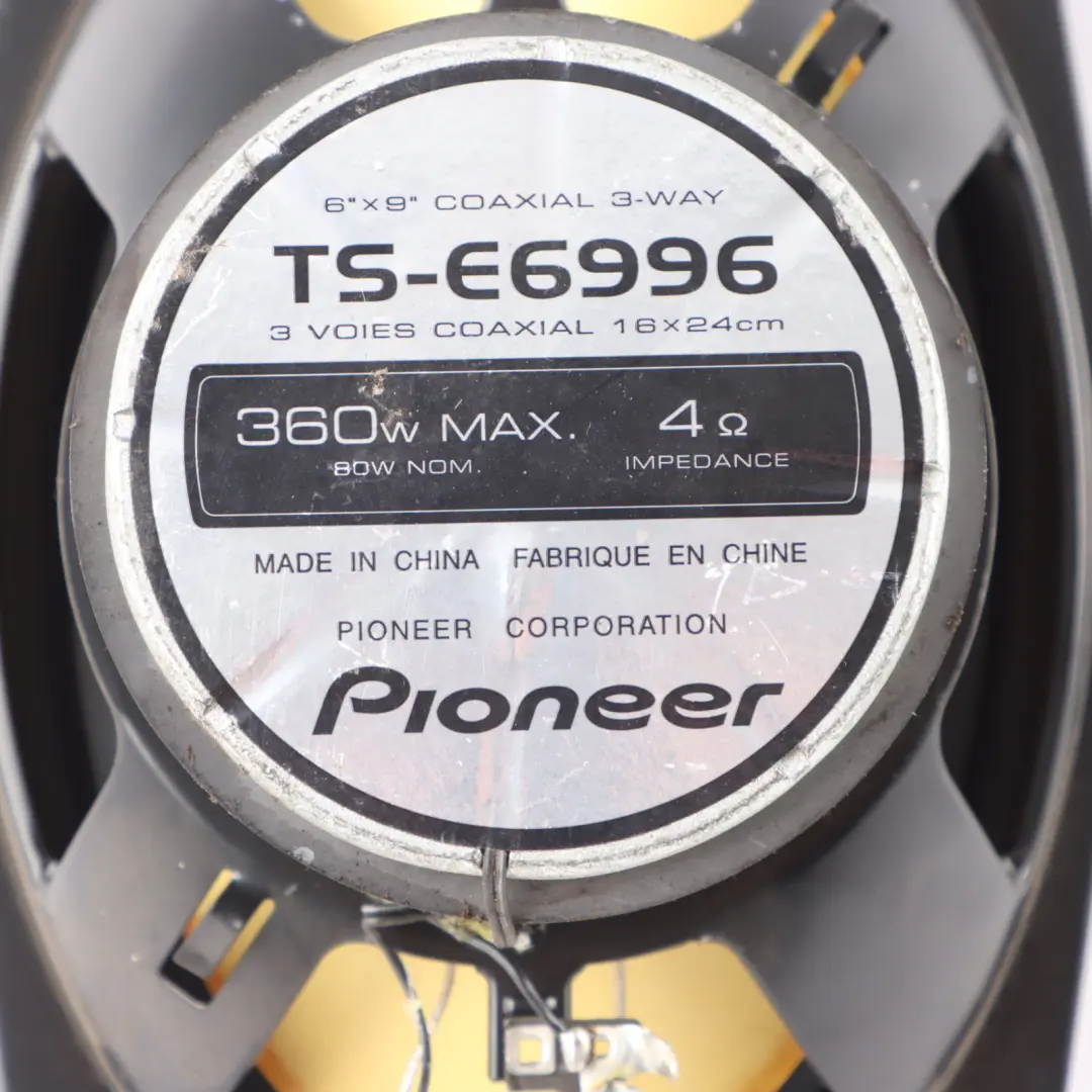 Speaker Coaxial 3-Way 16x24 Cm 360W Max. 4 Ohm 80W Nom. to with Part number pioneer ts Speaker Coaxial 3-Way 16x24 Cm 360W Max. 4 Ohm 80W Nom. - SKU pioneer ts-e6996 - Part number pioneer ts