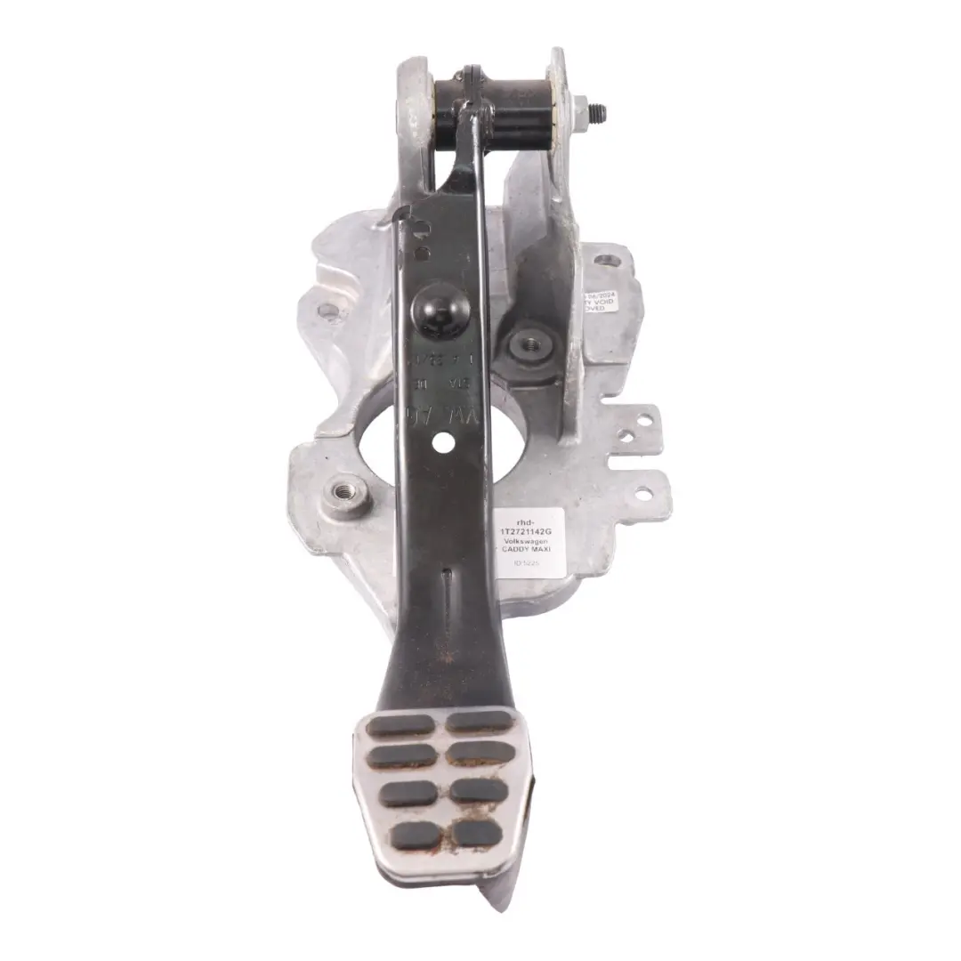 Volkswagen Caddy Brake Pedal Assembly Unit Manual Transmission - SKU RHD-1T2721142G - Part number 1T2721142G