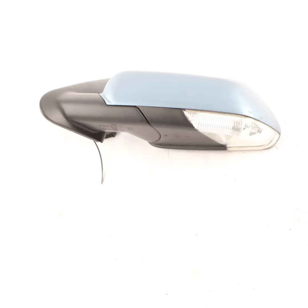 Skoda Octavia II Door Wing Mirror View Left N/S Prince Blue Metallic - F5X - SKU rhd-1Z2857507G-PRB - Part number 1Z2857507G