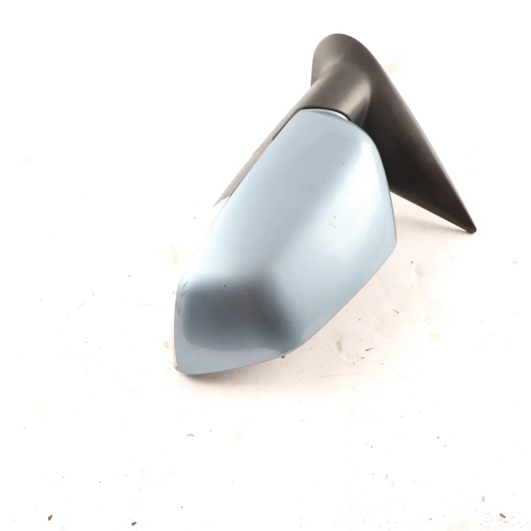 Skoda Octavia II Door Wing Mirror View Left N/S Prince Blue Metallic - F5X - SKU rhd-1Z2857507G-PRB - Part number 1Z2857507G