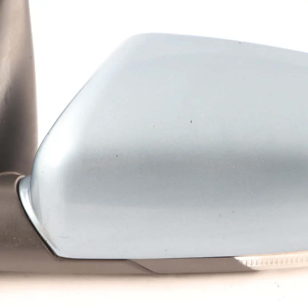 Skoda Octavia II Door Wing Mirror View Left N/S Prince Blue Metallic - F5X - SKU rhd-1Z2857507G-PRB - Part number 1Z2857507G