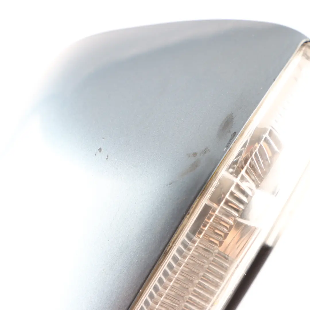 Skoda Octavia II Door Wing Mirror View Left N/S Prince Blue Metallic - F5X - SKU rhd-1Z2857507G-PRB - Part number 1Z2857507G