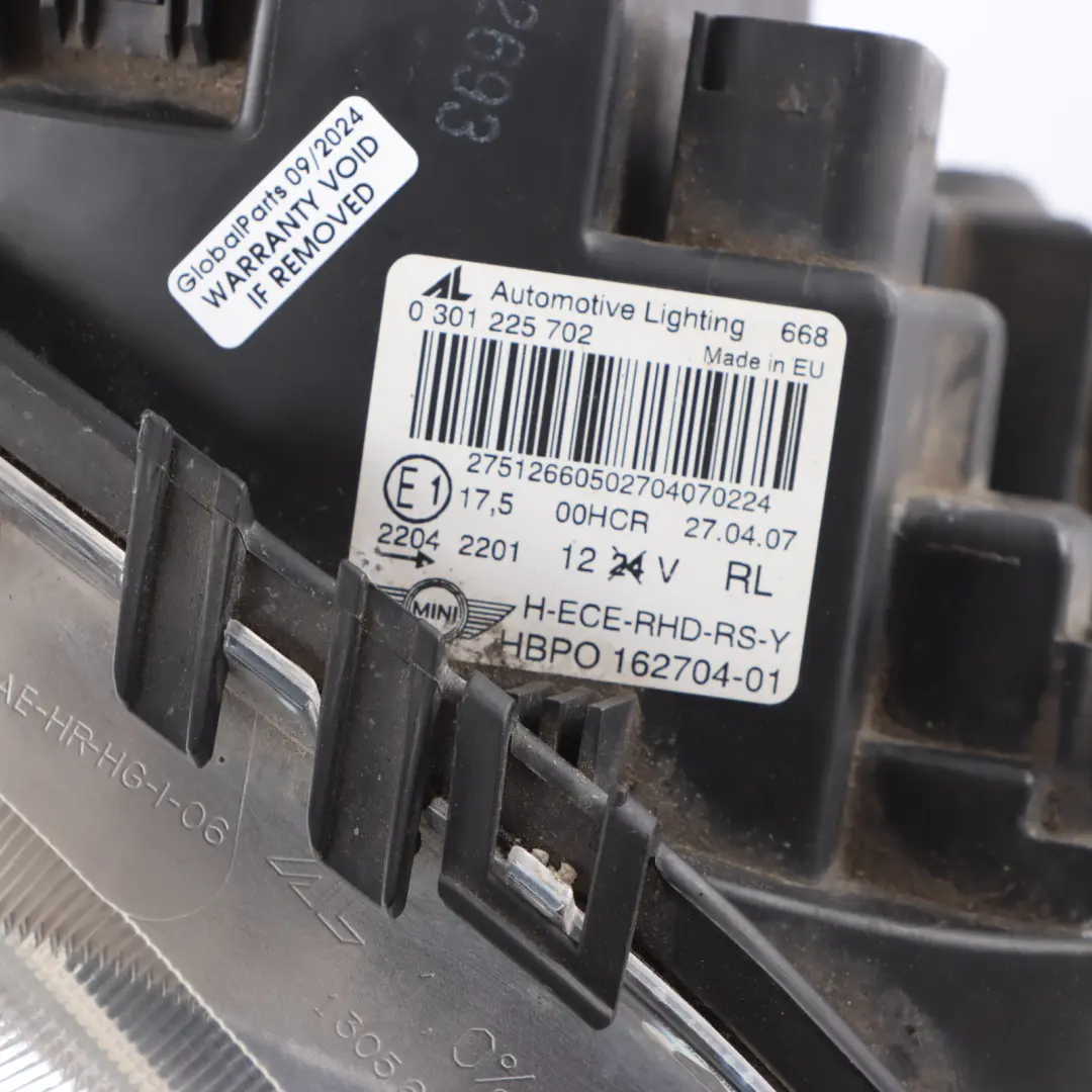 Headlight Turn Indicator Yellow Right O/S to MINI Cooper R55 R56 R57 with Part number 2751266 MINI Cooper R55 R56 R57 Headlight Turn Indicator Yellow Right O/S - SKU rhd-2751266-5 - Part number 2751266