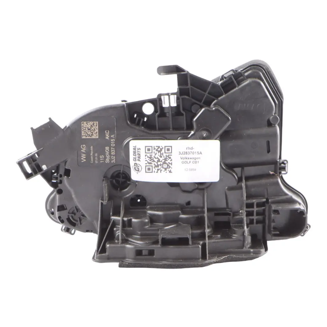 Door Lock Front Left N/S Latch Mechanism Actuator to Volkswagen Golf CD1 with Part number 3J2837015A Volkswagen Golf CD1 Door Lock Front Left N/S Latch Mechanism Actuator - SKU rhd-3J2837015A - Part number 3J2837015A