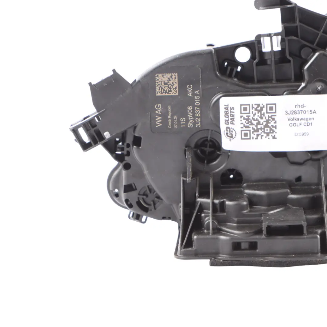 Volkswagen Golf CD1 Door Lock Front Left N/S Latch Mechanism Actuator - SKU rhd-3J2837015A - Part number 3J2837015A