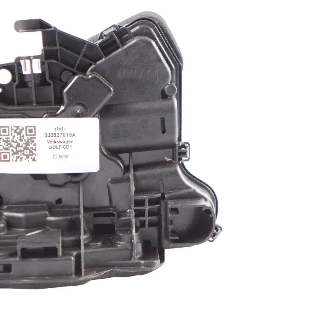 Door Lock Front Left N/S Latch Mechanism Actuator to Volkswagen Golf CD1 with Part number 3J2837015A Volkswagen Golf CD1 Door Lock Front Left N/S Latch Mechanism Actuator - SKU rhd-3J2837015A - Part number 3J2837015A