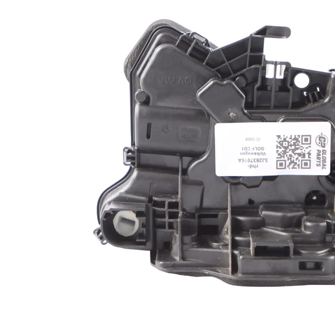 VW Golf CD1 Door Lock Front Right O/S Latch Mechanism Actuator - SKU rhd-3J2837016A - Part number 3J2837016A