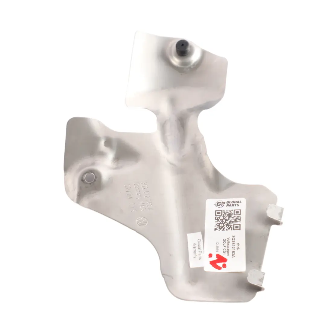 Heat Isolation Brake Cylinder Booster Cover Panel Steel to VW Golf CD 1 with Part number 3Q2612163A VW Golf CD 1 Heat Isolation Brake Cylinder Booster Cover Panel Steel - SKU rhd-3Q2612163A - Part number 3Q2612163A