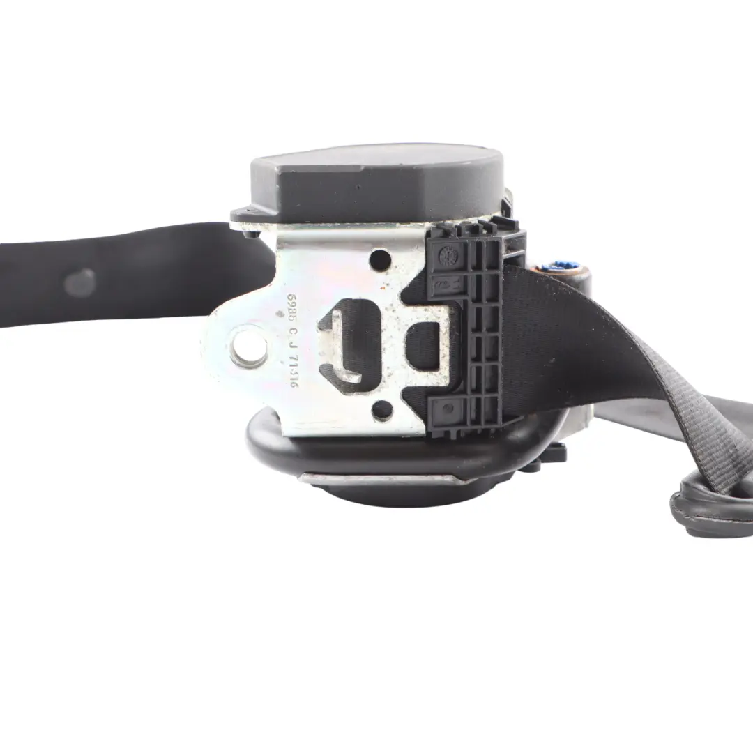 Front Seat Belt Passenger Left N/S Upper Seatbelt Black to Audi A6 C6 with Part number 4F0857705A Audi A6 C6 Front Seat Belt Passenger Left N/S Upper Seatbelt Black - SKU rhd-4F0857705A - Part number 4F0857705A