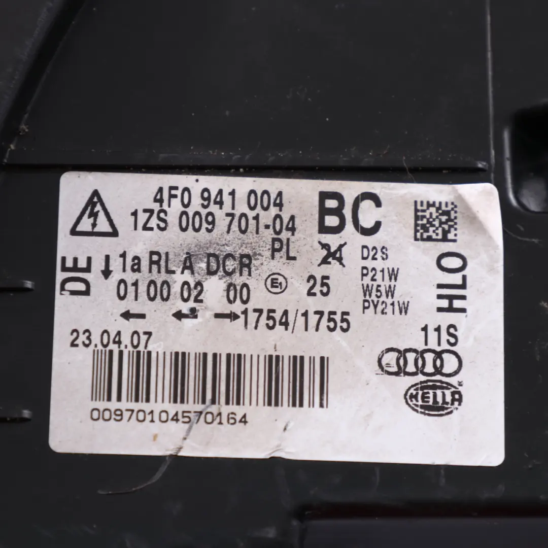 Headlamp Headlight Xenon Lamp Front Right O/S to Audi A6 C6 with Part number 4F0941004BC Audi A6 C6 Headlamp Headlight Xenon Lamp Front Right O/S - SKU rhd-4F0941004BC - Part number 4F0941004BC