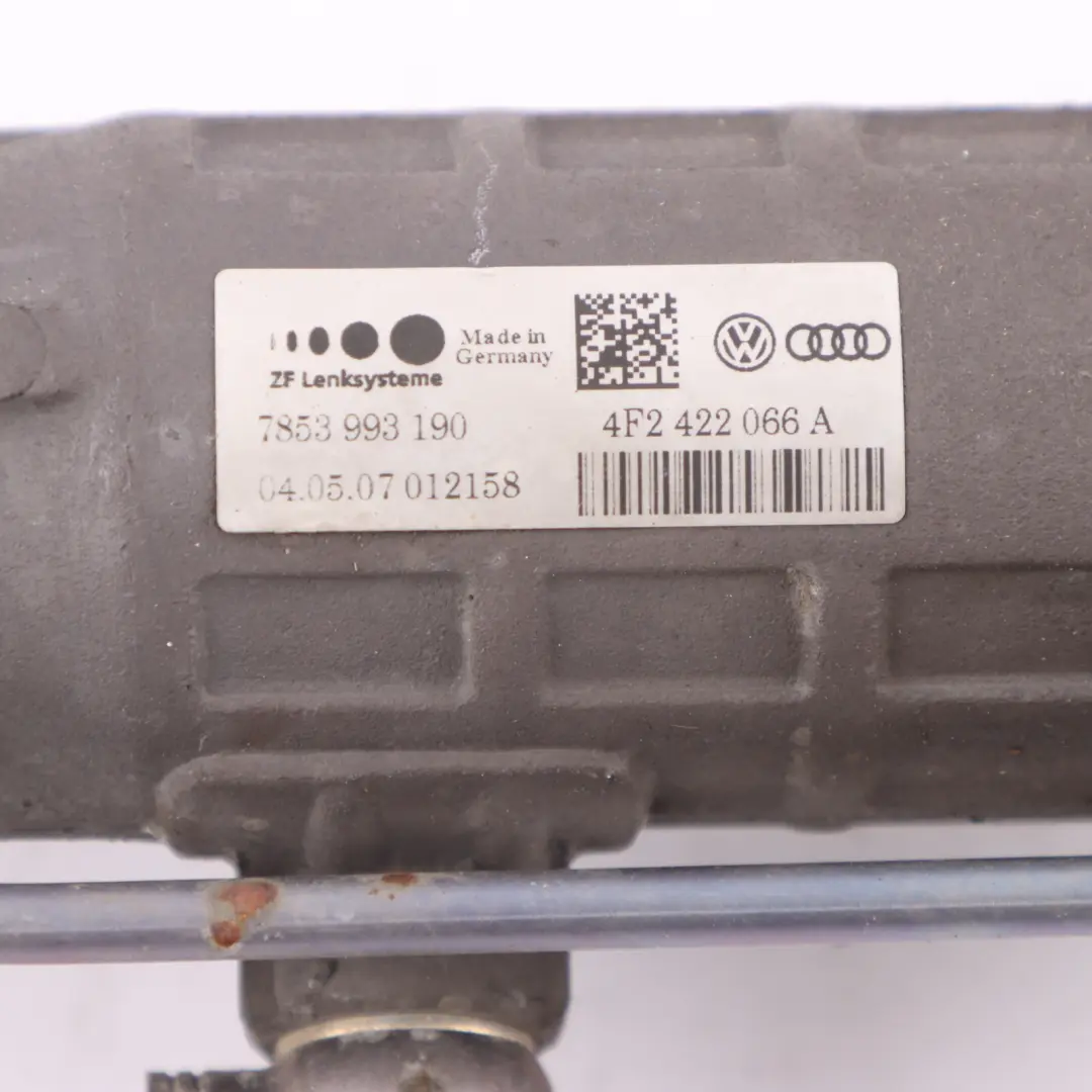 Steering Rack Box Steering Gear Unit to Audi A6 C6 Power with Part number 4F2422066A Audi A6 C6 Power Steering Rack Box Steering Gear Unit - SKU rhd-4F2422053A - Part number 4F2422066A