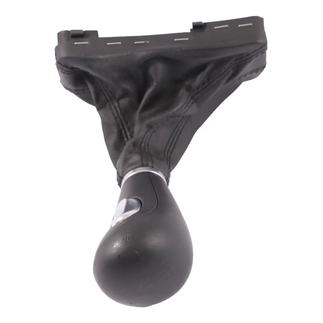 Audi A6 C6 Gear Selector Lever Cover Knob Automatic Leather Black - SKU rhd-4F2713118A - Part number 4F2713118A