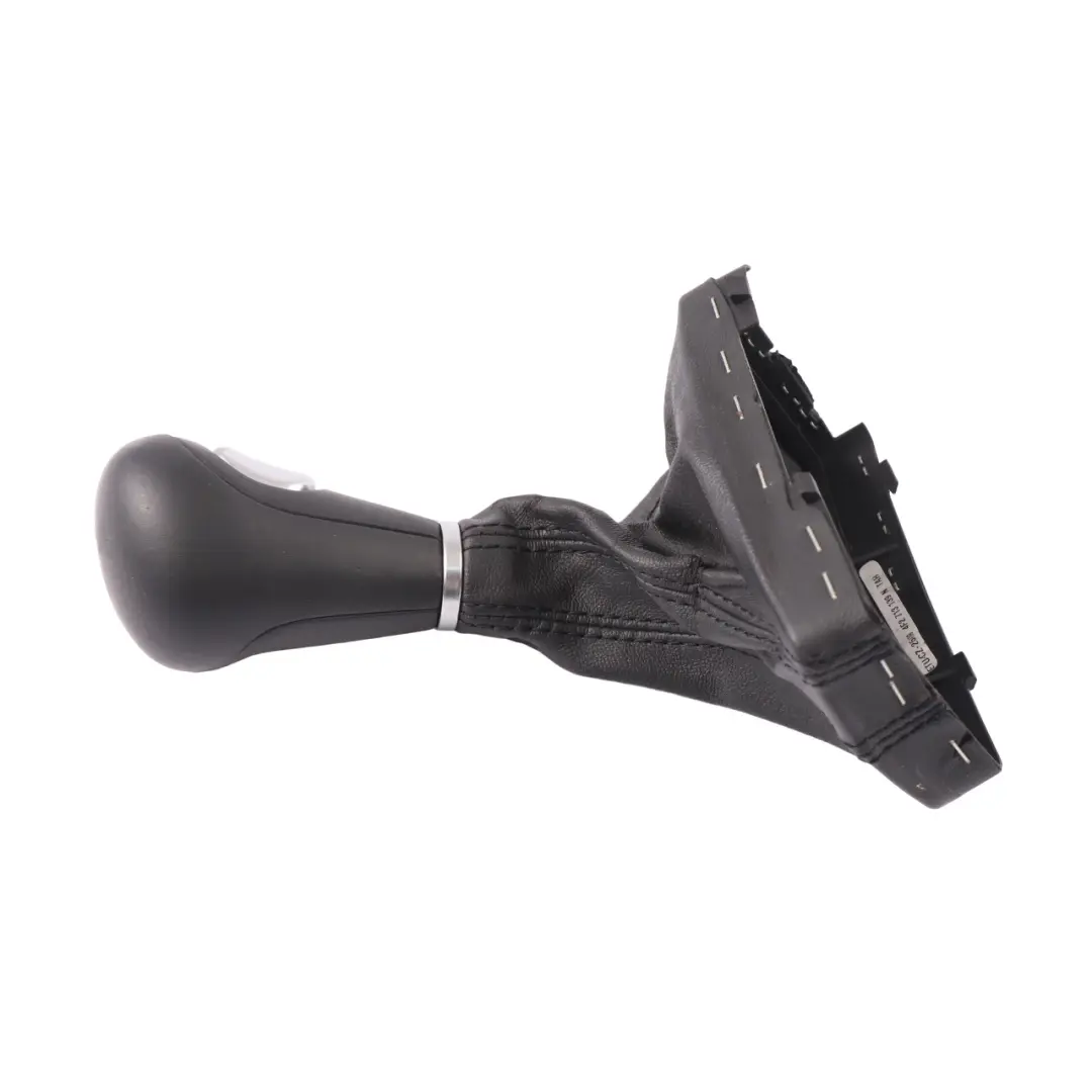 Audi A6 C6 Gear Selector Lever Cover Knob Automatic Leather Black - SKU rhd-4F2713118A - Part number 4F2713118A