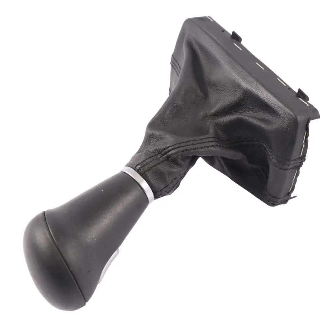 Audi A6 C6 Gear Selector Lever Cover Knob Automatic Leather Black - SKU rhd-4F2713118A - Part number 4F2713118A