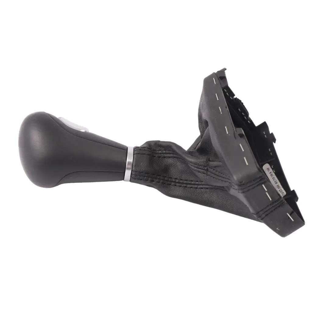 Audi A6 C6 Gear Selector Lever Cover Knob Automatic Leather Black - SKU rhd-4F2713118A - Part number 4F2713118A