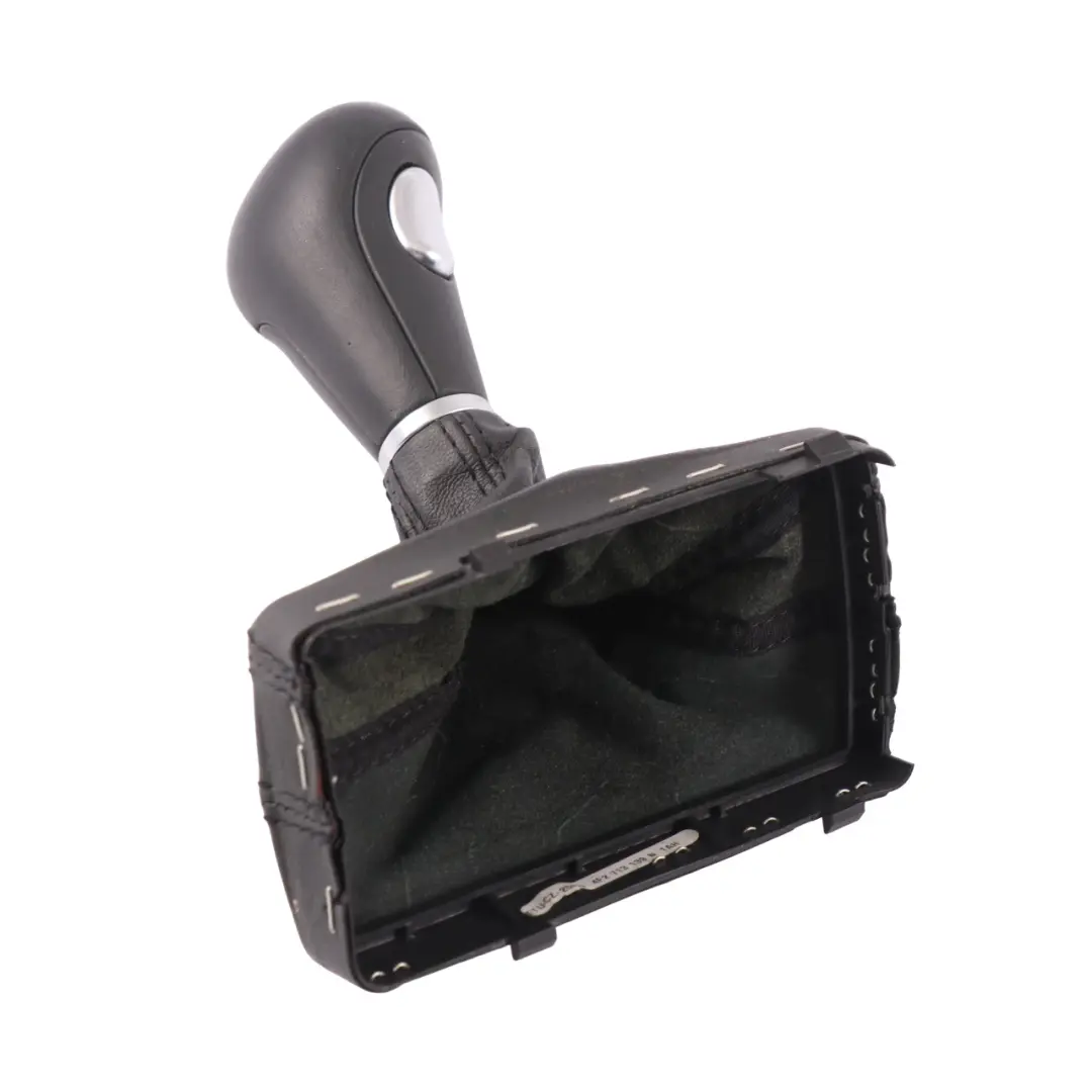 Audi A6 C6 Gear Selector Lever Cover Knob Automatic Leather Black - SKU rhd-4F2713118A - Part number 4F2713118A