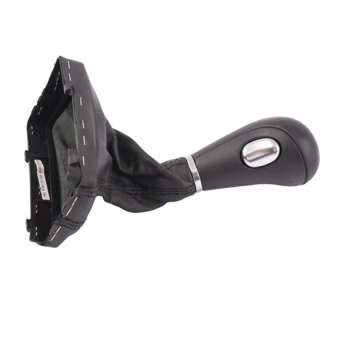 Audi A6 C6 Gear Selector Lever Cover Knob Automatic Leather Black - SKU rhd-4F2713118A - Part number 4F2713118A