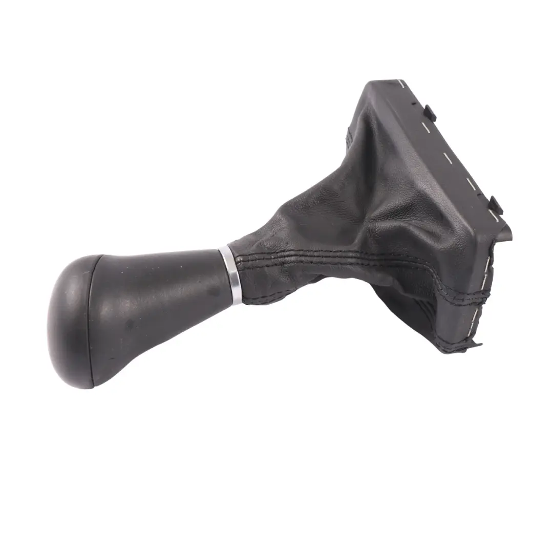 Audi A6 C6 Gear Selector Lever Cover Knob Automatic Leather Black - SKU rhd-4F2713118A - Part number 4F2713118A