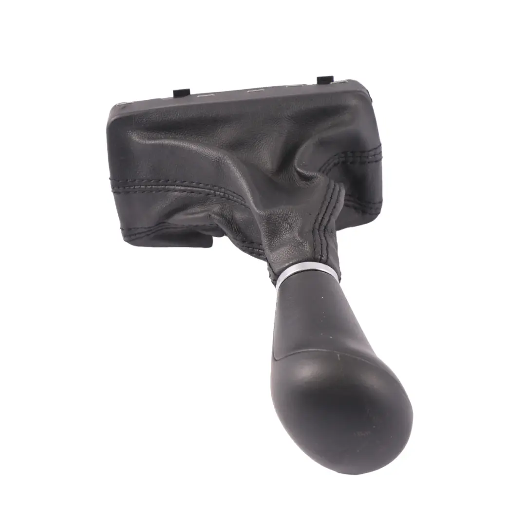 Audi A6 C6 Gear Selector Lever Cover Knob Automatic Leather Black - SKU rhd-4F2713118A - Part number 4F2713118A