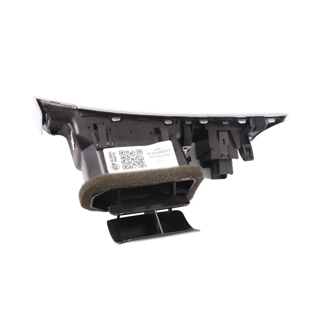 Dashboard Grille Front Right O/S Nozzle Air Vent Grille to Audi A6 C6 with Part number 4F2820902D Audi A6 C6 Dashboard Grille Front Right O/S Nozzle Air Vent Grille - SKU rhd-4F2820902D-1 - Part number 4F2820902D