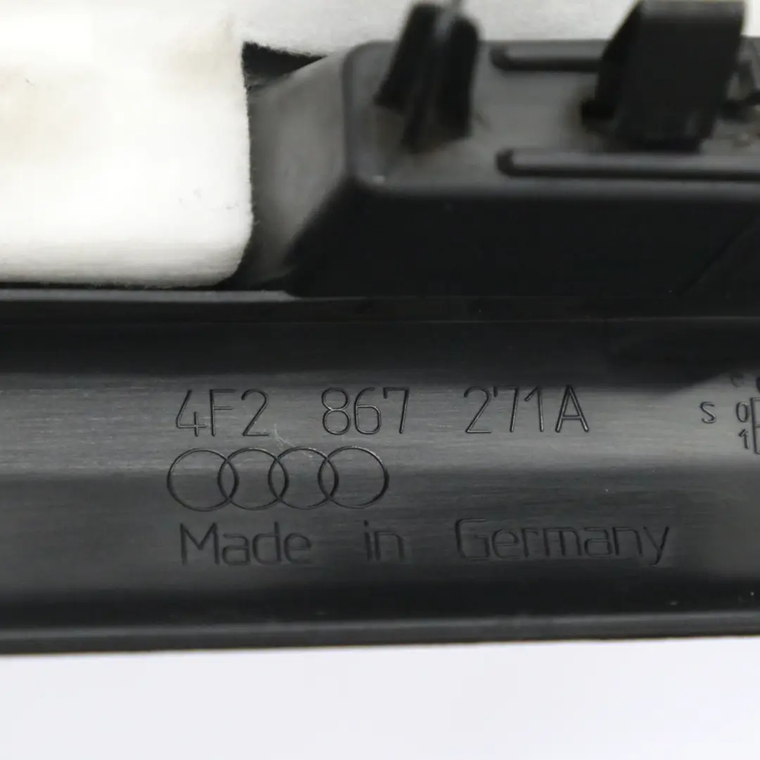 Lateral Trim Panel Leg Room Front Left N/S Black to Audi A6 C6 Cover with Part number 4F2867271C Audi A6 C6 Cover Lateral Trim Panel Leg Room Front Left N/S Black - SKU rhd-4F2867271C - Part number 4F2867271C