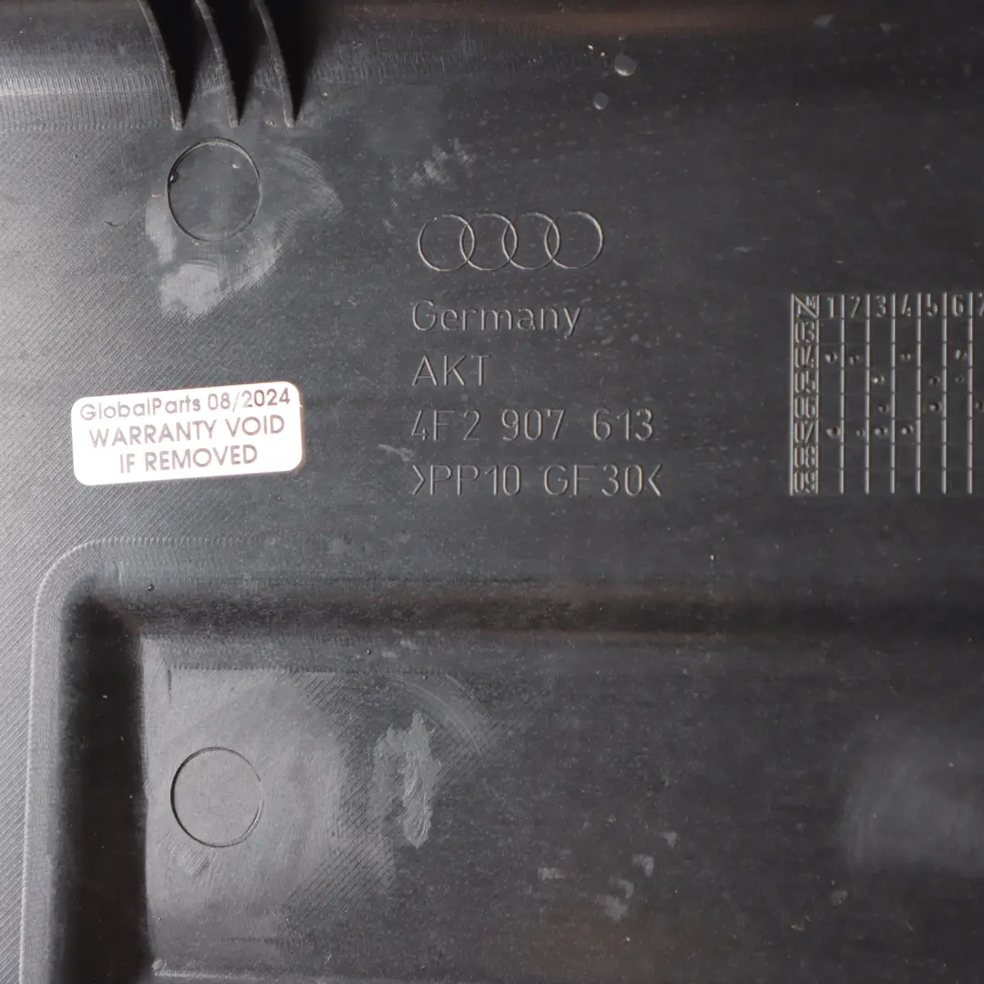 Control Unit Box Left N/S Cover Shield Trim Panel to Audi A6 C6 Engine with Part number 4F2907613 Audi A6 C6 Engine Control Unit Box Left N/S Cover Shield Trim Panel - SKU rhd-4F2907613 - Part number 4F2907613