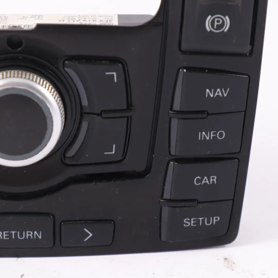 Audi A6 C6 Head Unit Media Player Controller Knob Switch Panel - SKU rhd-4F2919611H - Part number 4F2919611H