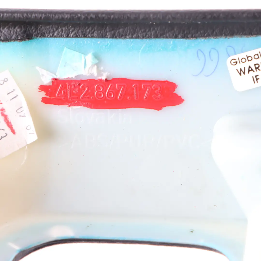 Door Card Trim Strip Front Left N/S Covering Panel Black to Audi Q7 4L with Part number 4L2867173 Audi Q7 4L Door Card Trim Strip Front Left N/S Covering Panel Black - SKU rhd-4L2867173 - Part number 4L2867173