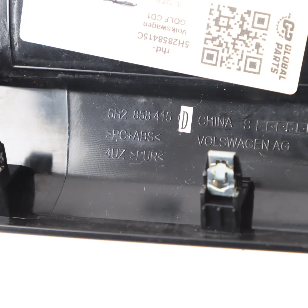 Dashboard Panel Front Left N/S Trim Cover to Volkswagen Golf CD1 with Part number 5H2858415C Volkswagen Golf CD1 Dashboard Panel Front Left N/S Trim Cover - SKU rhd-5H2858415C - Part number 5H2858415C