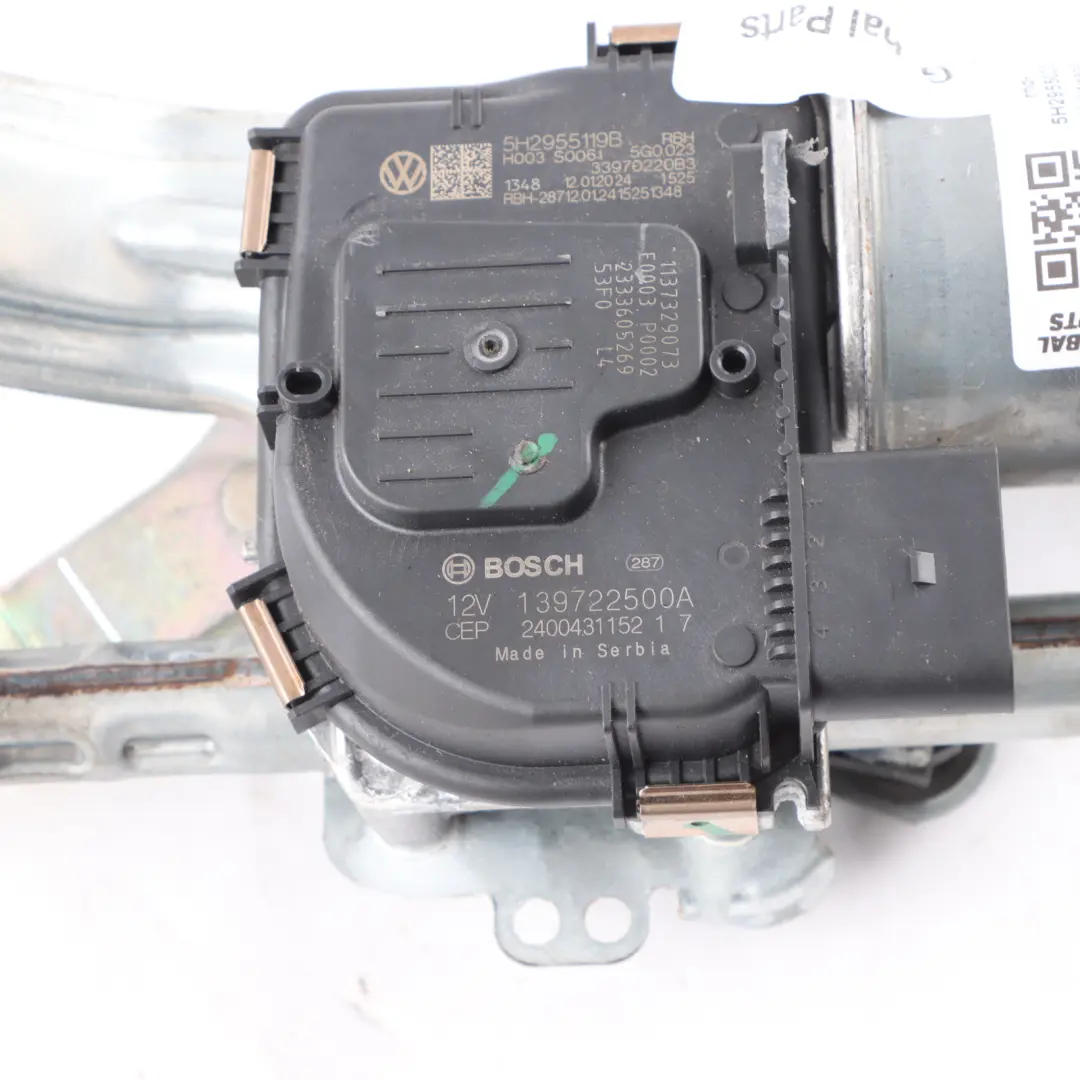 Mk8 Front Windscreen Wiper Motor Linkage Mechanism to Volkswagen Golf with Part number 5H2955023D Volkswagen Golf Mk8 Front Windscreen Wiper Motor Linkage Mechanism - SKU rhd-5H2955023D - Part number 5H2955023D