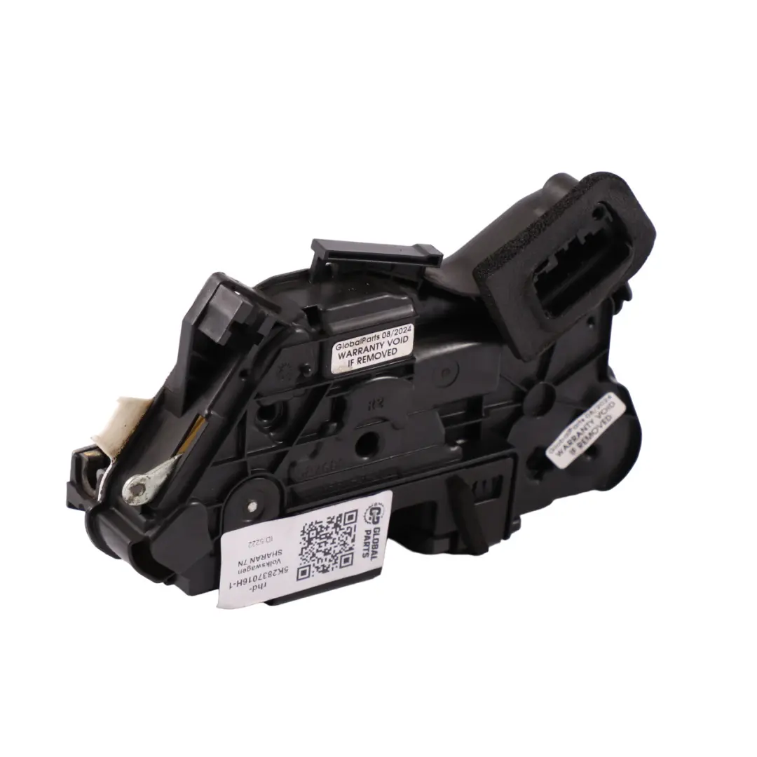VW Volkswagen Sharan Door Lock Front Right O/S Latch Catch Mechanism 5K2837016H - SKU rhd-5K2837016H-1 - Part number 5K2837016H-1