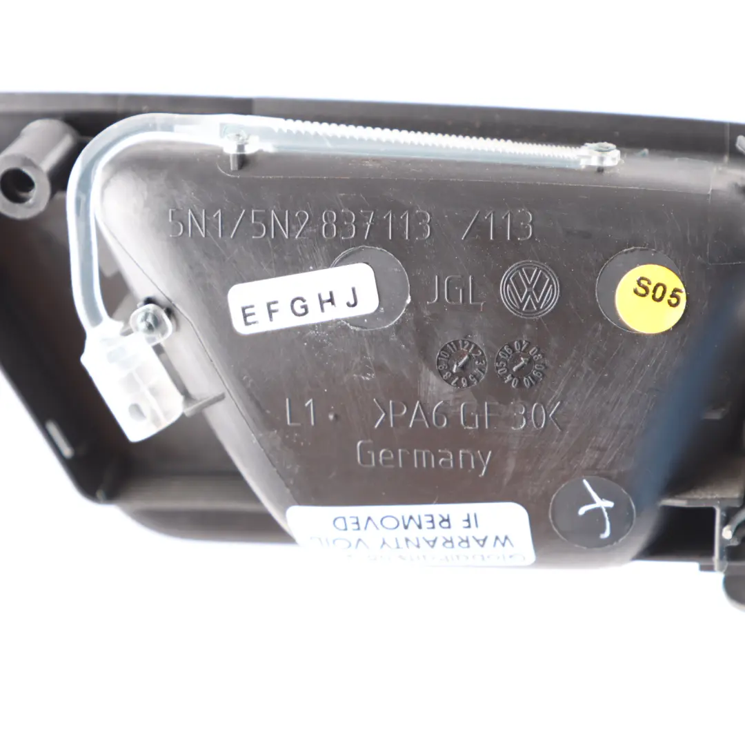 VW Tiguan 5N Interior Front Left N/S Door Grab Handle Grab Trim Cover - SKU rhd-5N2837113F - Part number 5N2837113F