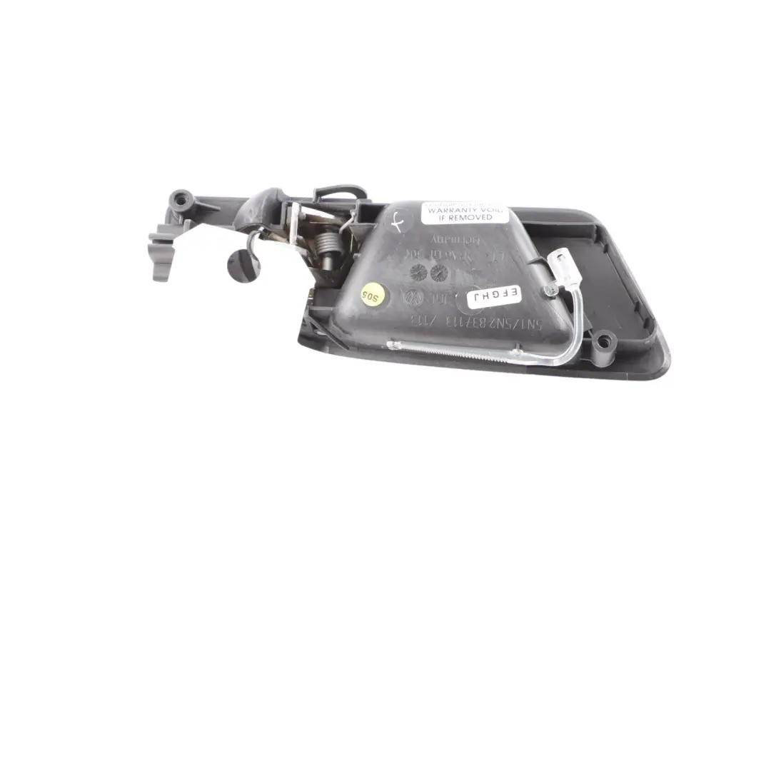 Interior Front Left N/S Door Grab Handle Grab Trim Cover to VW Tiguan 5N with Part number 5N2837113F VW Tiguan 5N Interior Front Left N/S Door Grab Handle Grab Trim Cover - SKU rhd-5N2837113F - Part number 5N2837113F