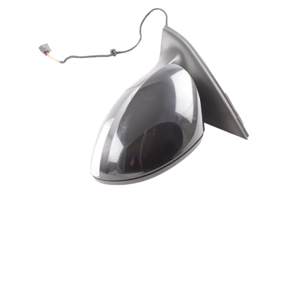 Volkswagen Tiguan 5N Door Wing Mirror View Left N/S Deep Black C9X 5N2857507M - SKU rhd-5N2857507M-DBL - Part number 5N2857507M-DBL