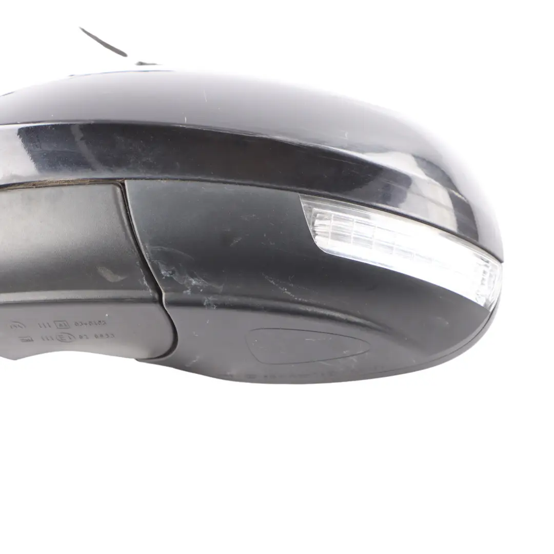 Volkswagen Tiguan 5N Door Wing Mirror View Left N/S Deep Black C9X 5N2857507M - SKU rhd-5N2857507M-DBL - Part number 5N2857507M-DBL