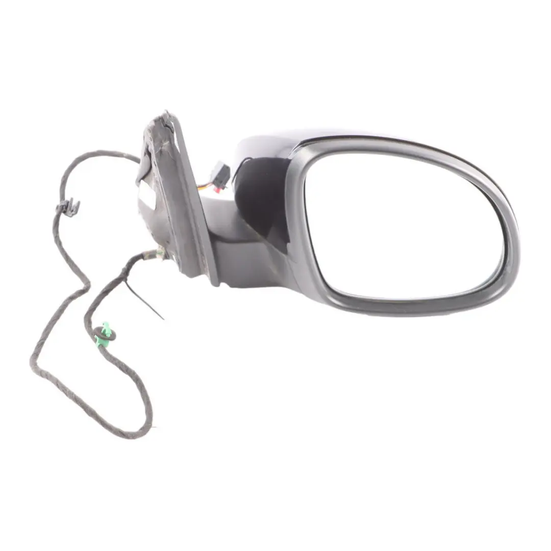 Volkswagen Tiguan 5N Door Wing Mirror View Right O/S Deep Black C9X - SKU rhd-5N2857508K-DBL - Part number 5N2857508K