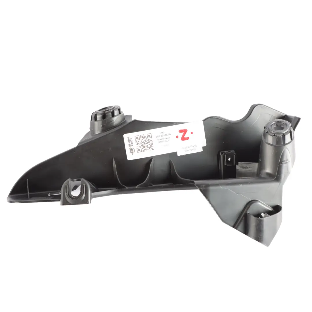 VW Volkswagen Golf CD1 Foot Rest Driver Side Right O/S Mount Bracket - SKU rhd-5Q2864767A - Part number 5Q2864767A
