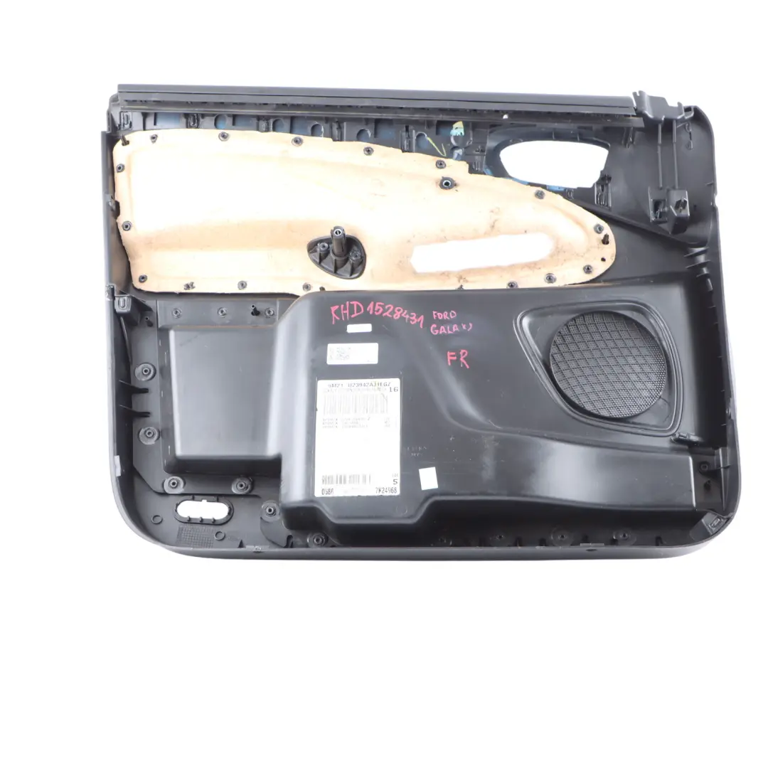 Ford Galaxy Mk 3 Front Door Card Right O/S Trim Cover Panel 6M21-U23942-AL1EGZ - SKU rhd-6M21U23942AL1EGZ - Part number 6M21U23942AL1EGZ