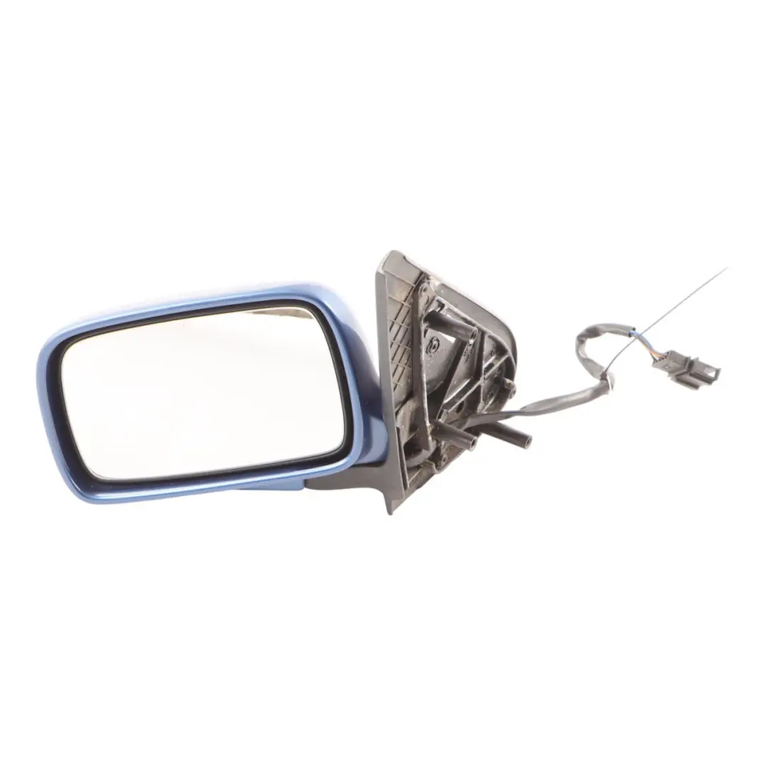 6N Side Mirror Wing Left N/S Door Fjordblue Pearl to VW Volkswagen Polo with Part number 6N1857507 VW Volkswagen Polo 6N Side Mirror Wing Left N/S Door Fjordblue Pearl - SKU rhd-6N1857507-FBL - Part number 6N1857507