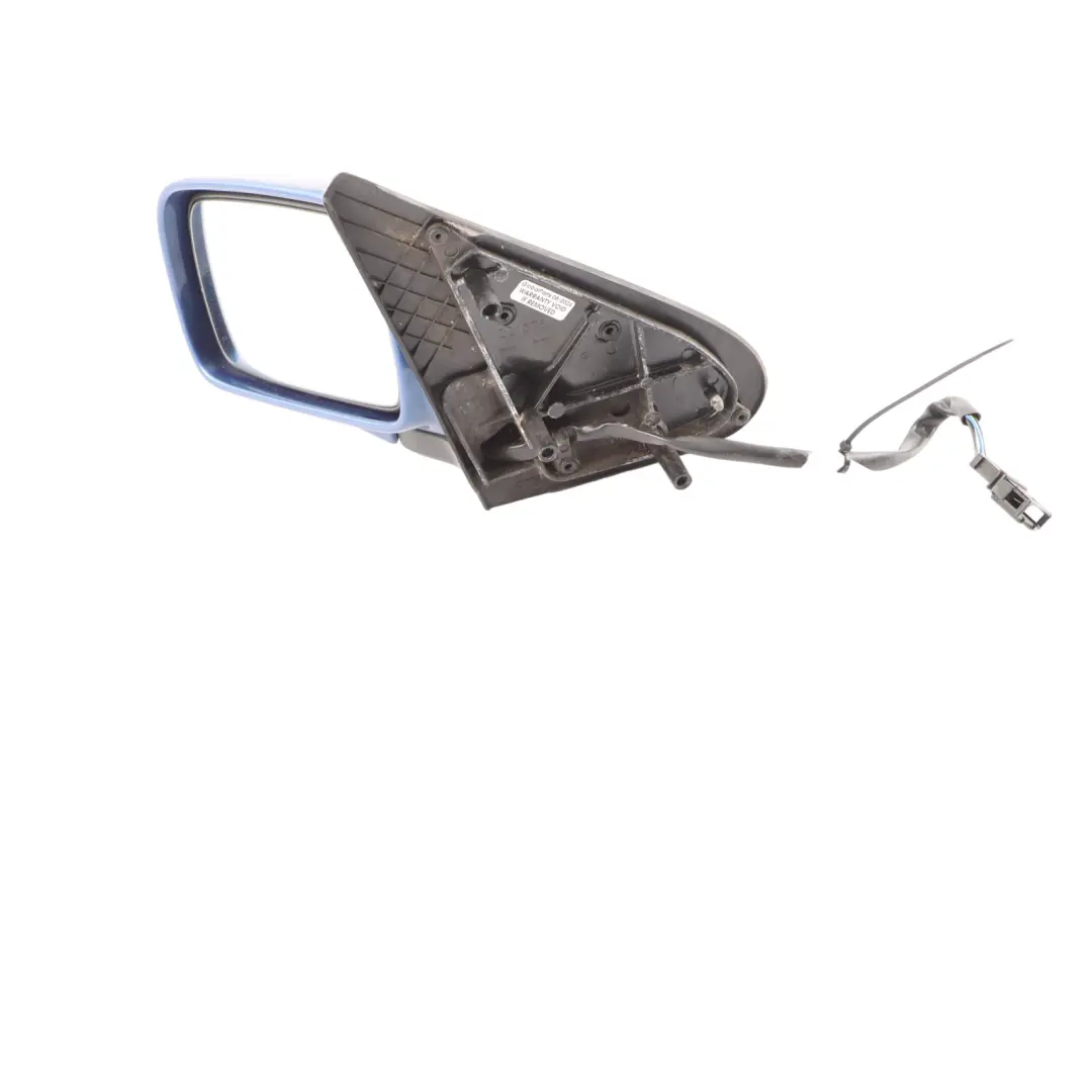 6N Side Mirror Wing Left N/S Door Fjordblue Pearl to VW Volkswagen Polo with Part number 6N1857507 VW Volkswagen Polo 6N Side Mirror Wing Left N/S Door Fjordblue Pearl - SKU rhd-6N1857507-FBL - Part number 6N1857507