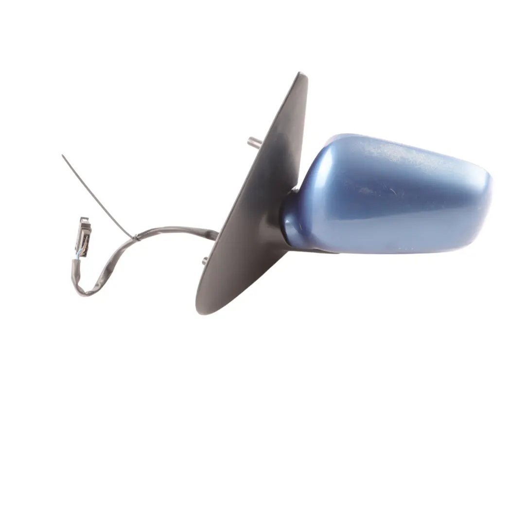 6N Side Mirror Wing Left N/S Door Fjordblue Pearl to VW Volkswagen Polo with Part number 6N1857507 VW Volkswagen Polo 6N Side Mirror Wing Left N/S Door Fjordblue Pearl - SKU rhd-6N1857507-FBL - Part number 6N1857507