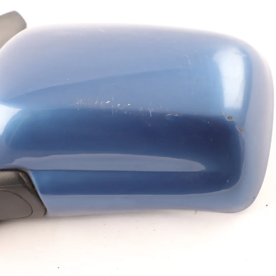 VW Volkswagen Polo 6N Side Mirror Wing Left N/S Door Fjordblue Pearl - SKU rhd-6N1857507-FBL - Part number 6N1857507