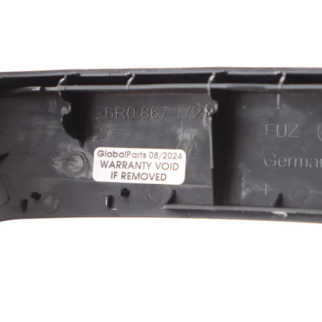 Grab Handle VW Polo 6R Interior Front Right O/S Door Grab Trim to with Part number 6R0867172M Grab Handle VW Polo 6R Interior Front Right O/S Door Grab Trim - SKU rhd-6R0867172M - Part number 6R0867172M