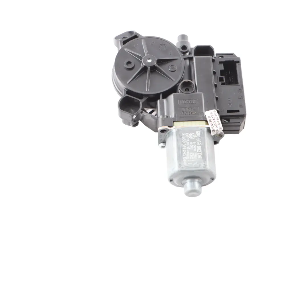 Front Window Lifter Right O/S Regulator Motor to Volkswagen Polo 6R 3D with Part number 6R0959802DK Volkswagen Polo 6R 3D Front Window Lifter Right O/S Regulator Motor - SKU rhd-6R0959802DK - Part number 6R0959802DK