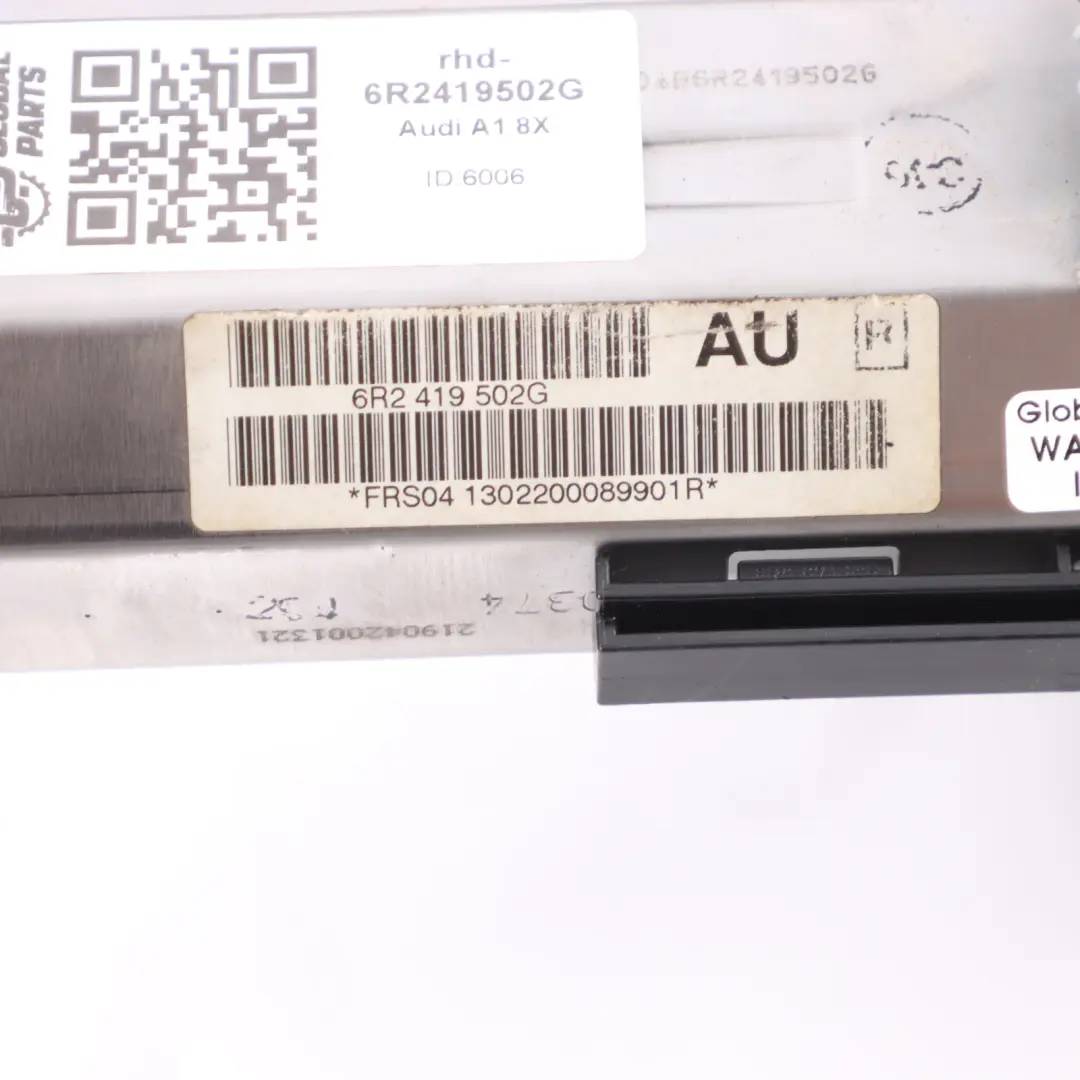 Audi A1 8X 1.4 TSI Steering Column Assembly Manual Adjustment - SKU rhd-6R2419502G - Part number 6R2419502G
