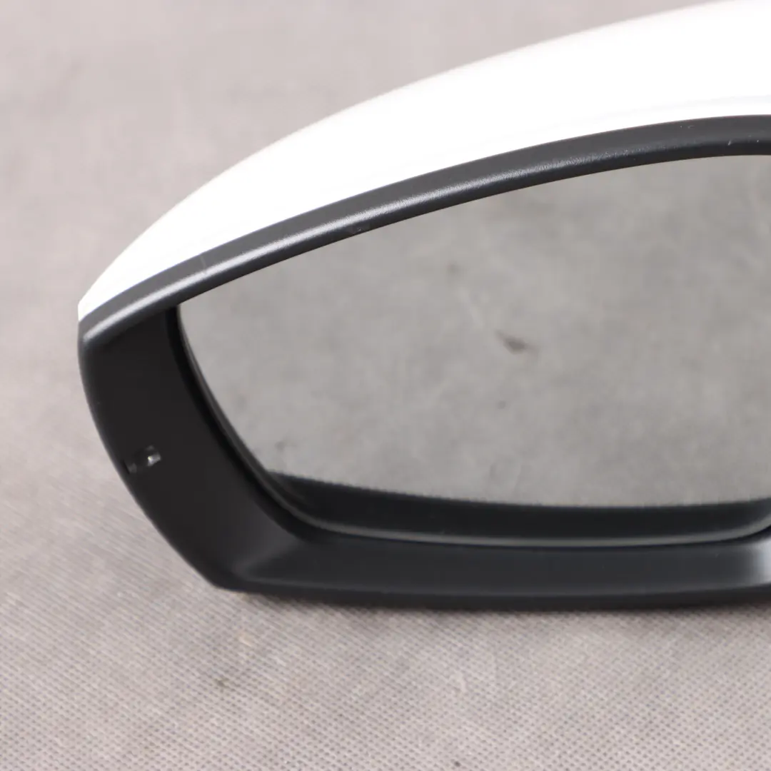 Door Wing Left N/S Side View Mirror Candy White LB9A to VW Volkswagen Polo 6R with Part number 6R2857507AB VW Volkswagen Polo 6R Door Wing Left N/S Side View Mirror Candy White LB9A - SKU rhd-6R2857507AB-CAN - Part number 6R2857507AB