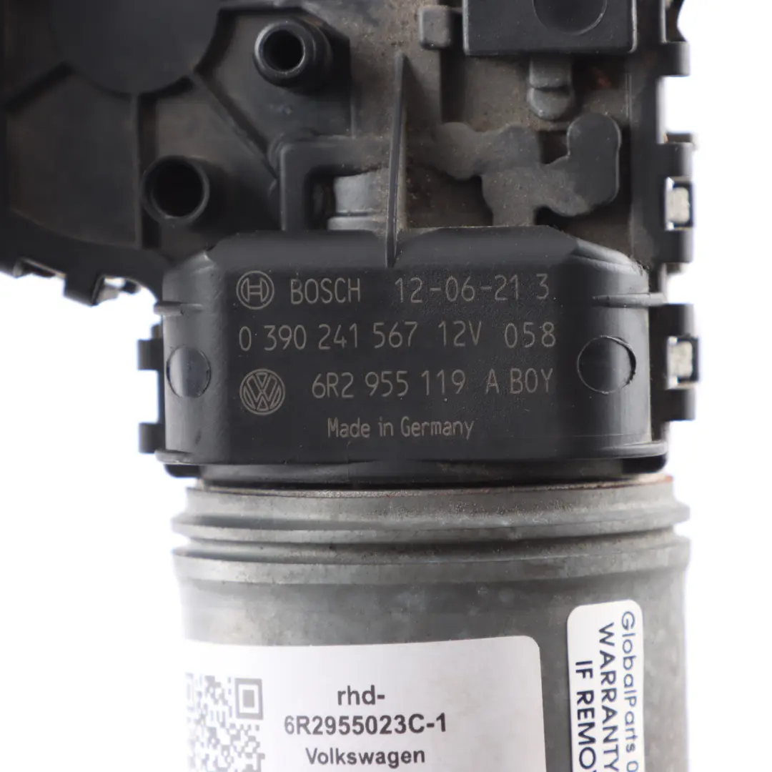 Wiper Motor VW Polo 6R Seat Ibiza 6J Windscreen Wiper Linkage Drive 6R29551119A to with Part number 6R2955119A Wiper Motor VW Polo 6R Seat Ibiza 6J Windscreen Wiper Linkage Drive 6R29551119A - SKU rhd-6R2955023C-1 - Part number 6R2955119A