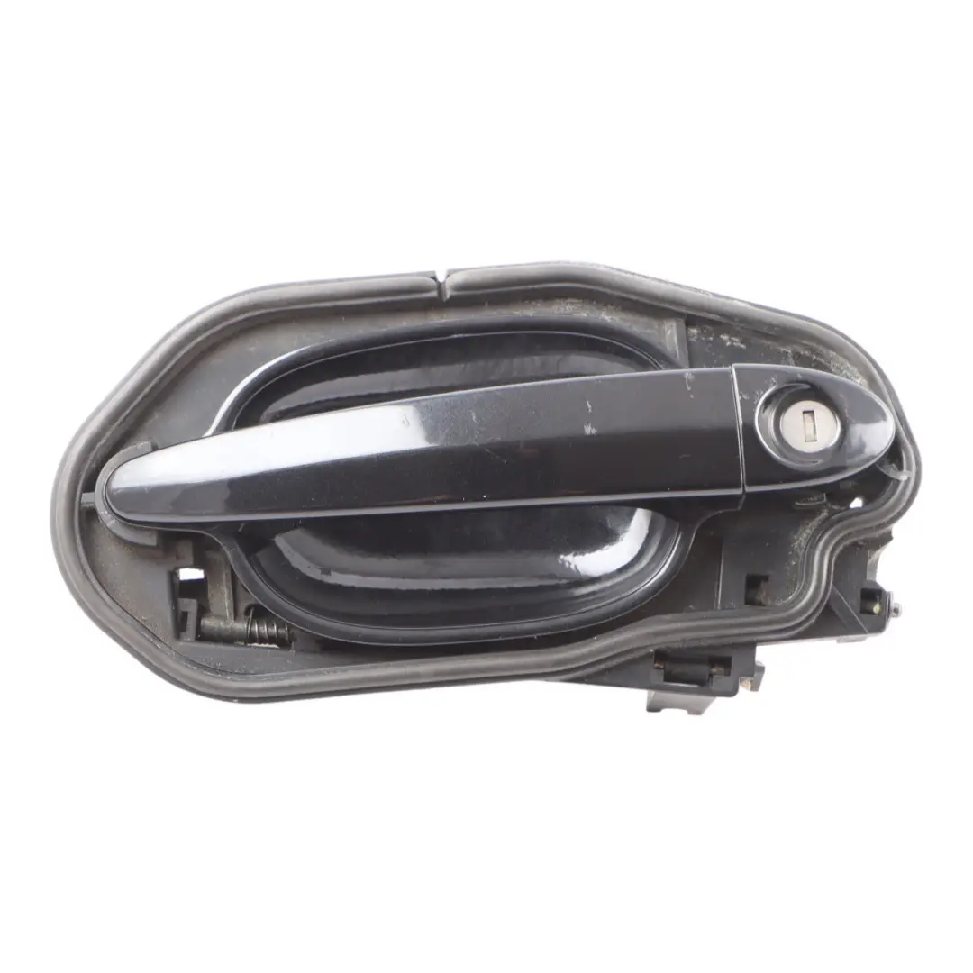 Complete Grab Door Handle Front Right O/S Black Sapphire to BMW 5 Series E60 E61 with Part number 7034452 BMW 5 Series E60 E61 Complete Grab Door Handle Front Right O/S Black Sapphire - SKU rhd-7034469-BS - Part number 7034452
