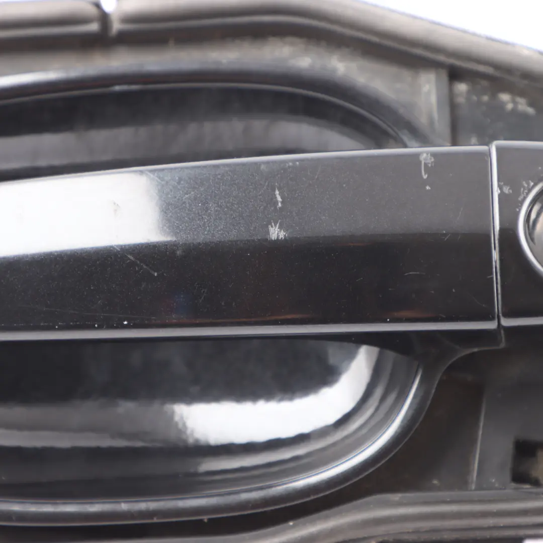 BMW 5 Series E60 E61 Complete Grab Door Handle Front Right O/S Black Sapphire - SKU rhd-7034469-BS - Part number 7034452