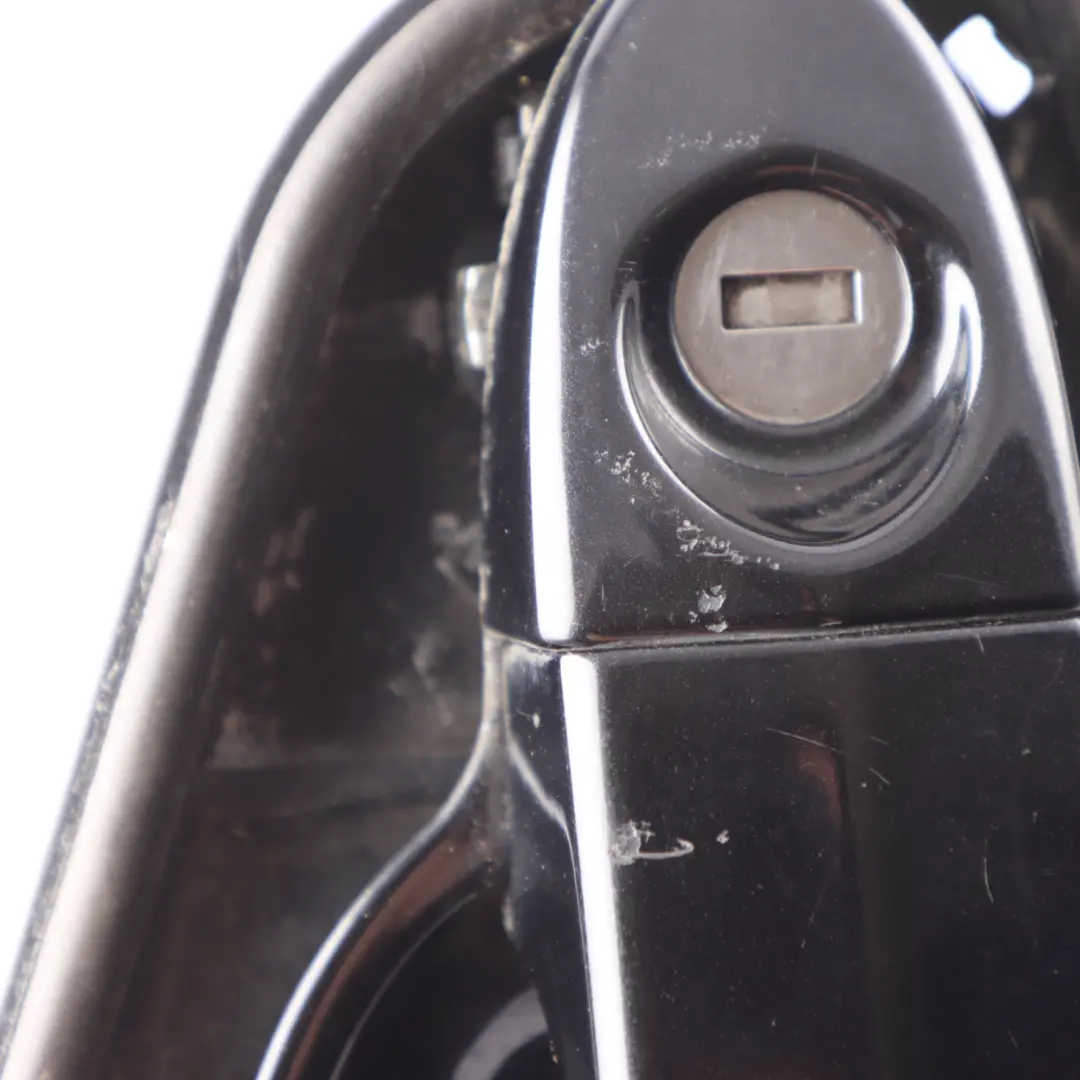 BMW 5 Series E60 E61 Complete Grab Door Handle Front Right O/S Black Sapphire - SKU rhd-7034469-BS - Part number 7034452